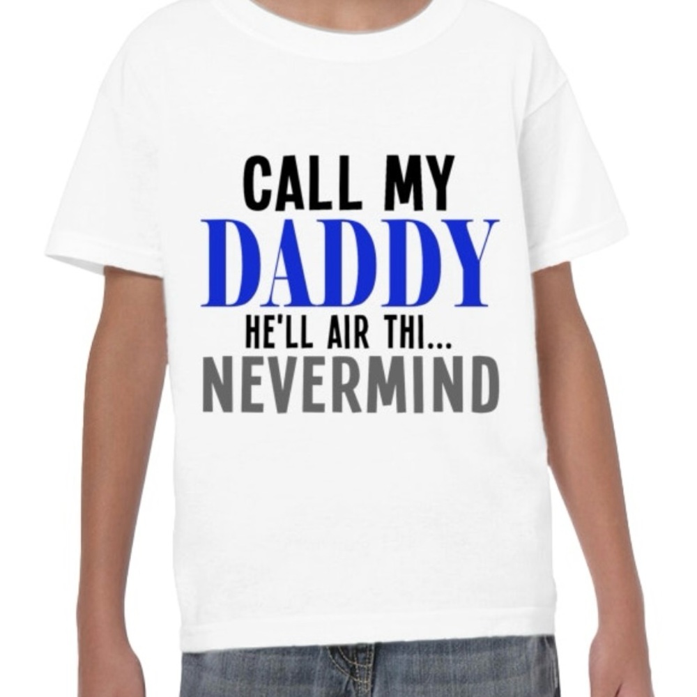 Kids White Graphic T-Shirt